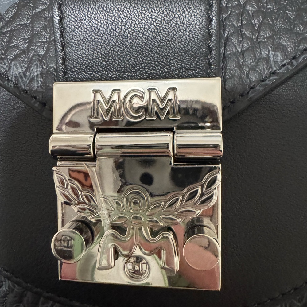 MCM (Black Visetos Patricia Mini Shoulder Bag) - Picture 13 of 14